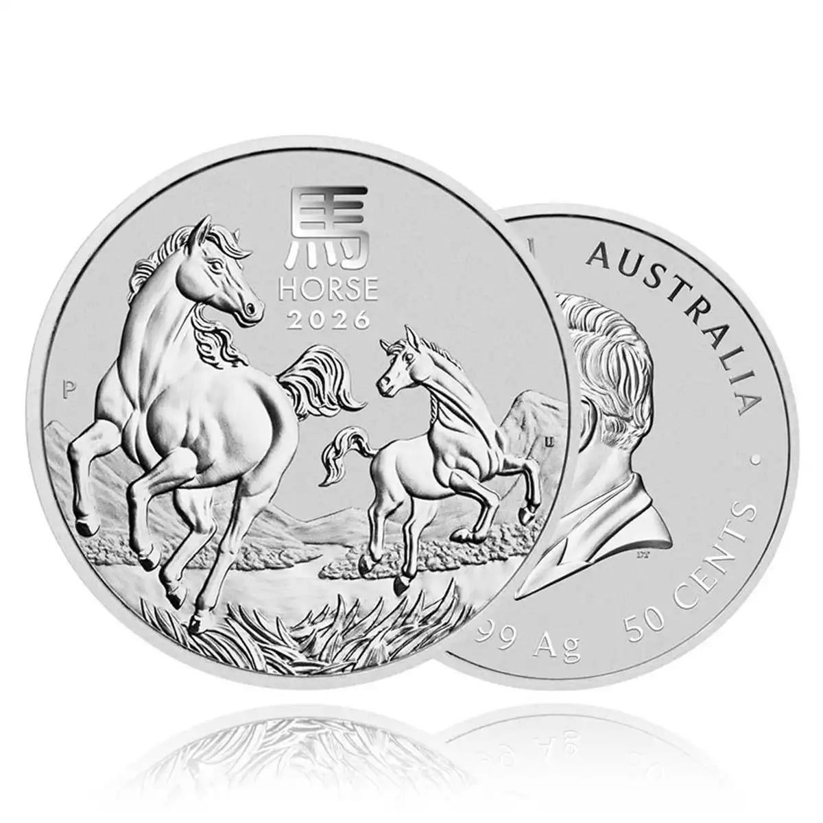 2026 Year of the Horse Silver 1/2oz Bullion Coin The Perth Mint