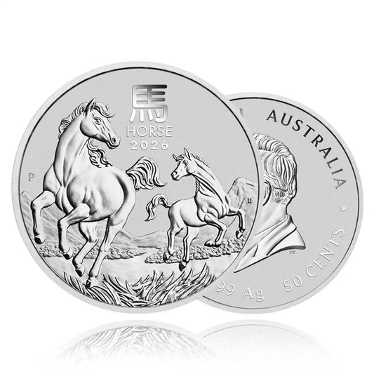 2026 Year of the Horse Silver 1/2oz Bullion Coin The Perth Mint