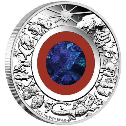 2026 Wonders of Australia – The Outback 1oz Silver Proof Opal Coin | The Perth Mint