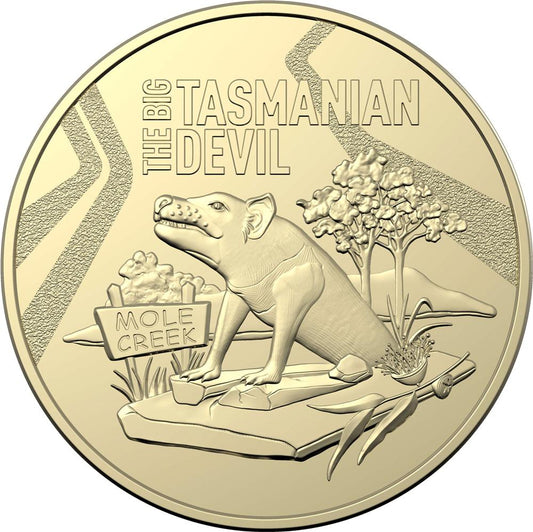 2023 $1 Aussie Big Things – The Big Tasmanian Devil Uncirculated Coin from mint bag