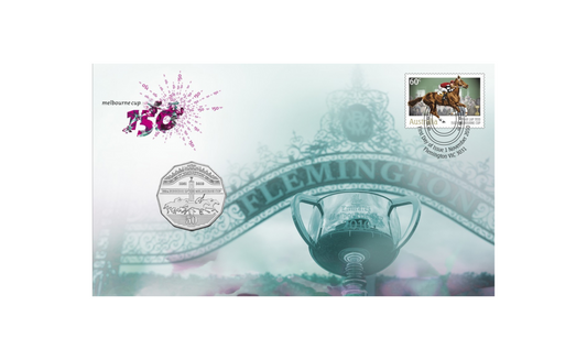 2010 150th Anniversary of the Running of the Melbourne Cup 50 cent PNC