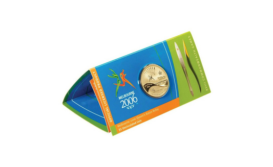 2006 Commonwealth Games Queen's Baton Relay $5 Uncirculated Coin on card
