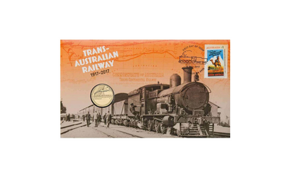 2017 $1 100th Anniversary Trans-Australian Railway 1917-2017 C mintmark PNC