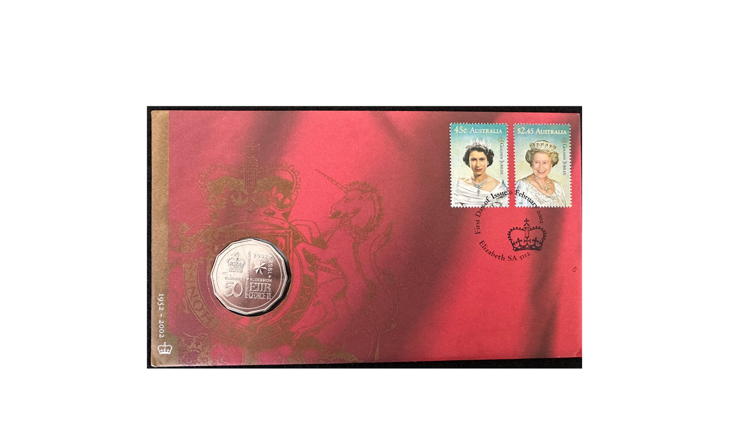 2002 50 cent QEII Accession Golden Jubilee PNC