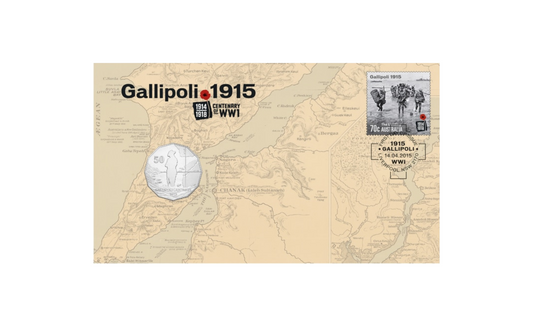 2014 50 cent Gallipoli 1915 PNC
