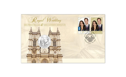 2011 50 cent Royal Wedding HRH Prince William & Miss Catherine Middleton PNC