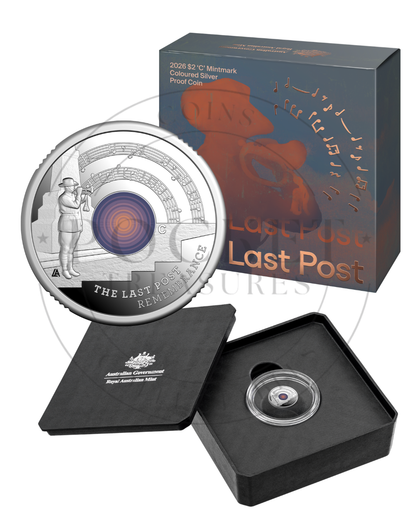 COMING SOON — 2026 The Last Post $2 Silver Proof C Mintmark Coin