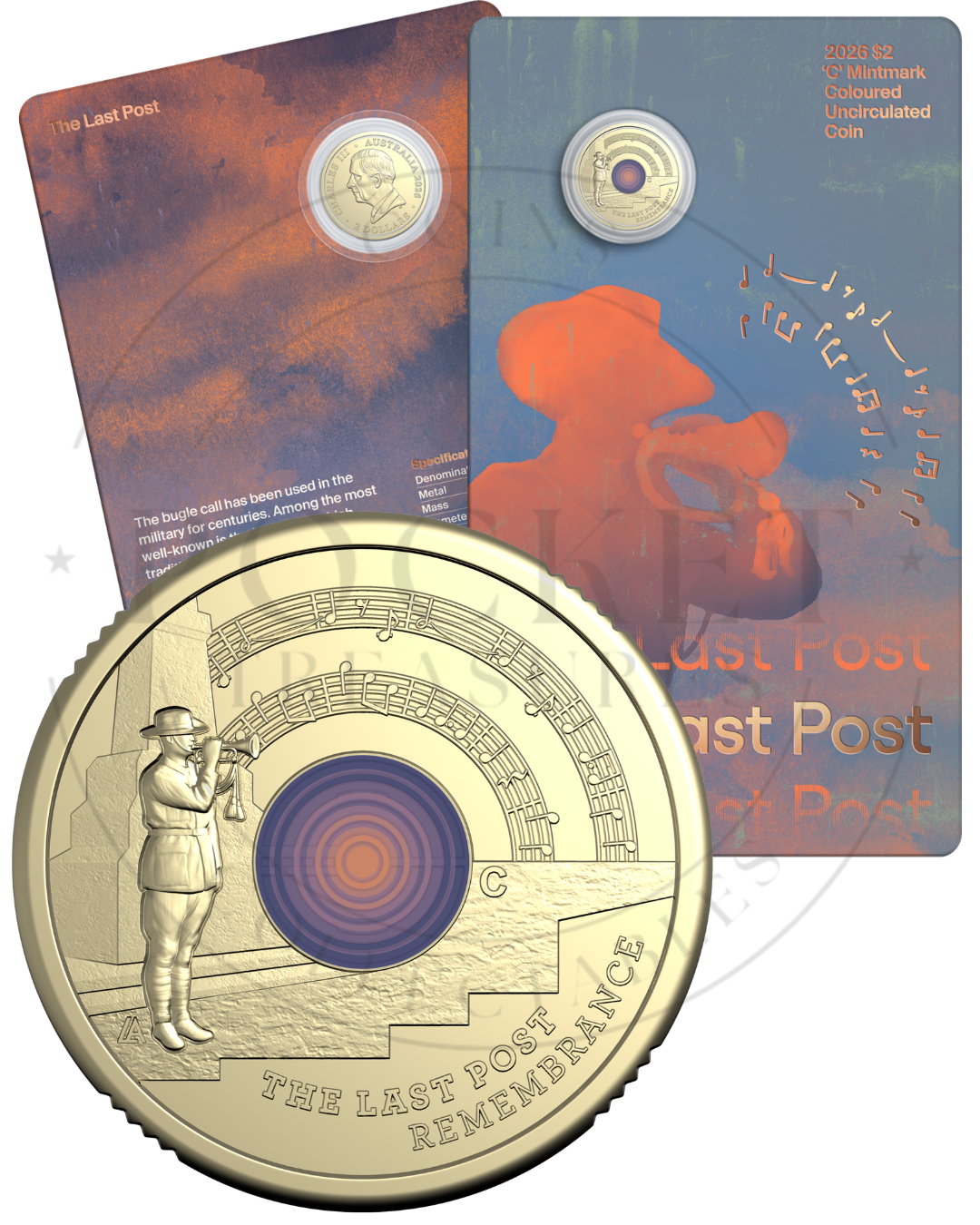 COMING SOON — 2026 The Last Post $2 C Mintmark Coloured Uncirculated Coin
