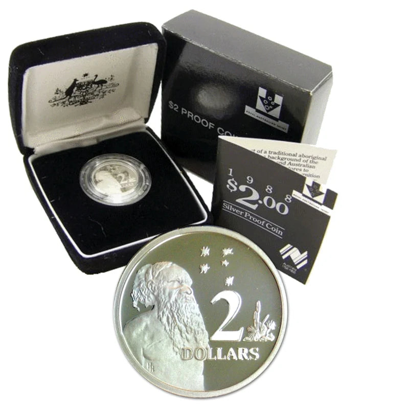 1988 $2 Australia Indigenous Elder Silver Proof Coin