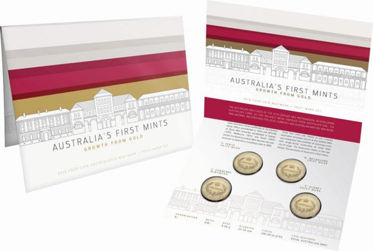 2016 Australia’s First Mints Mintmark and Privy Mark Four Coin $1 AlBr Uncirculated Set