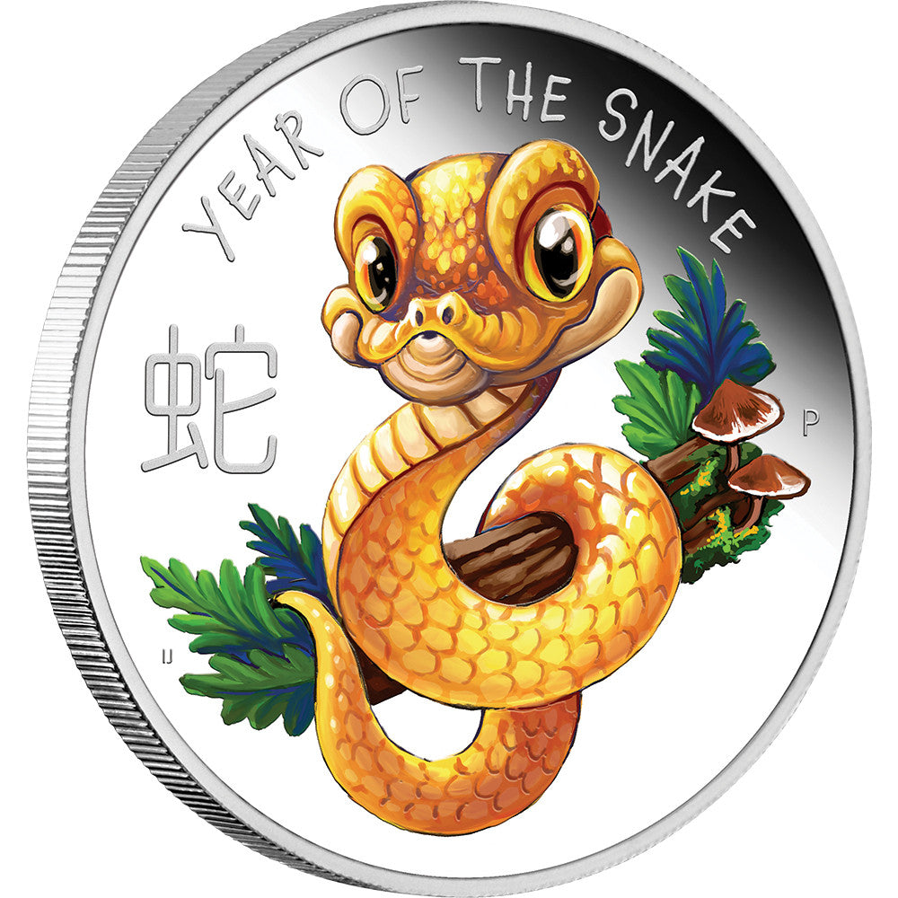 2025 Baby Snake – 1/2oz Silver Proof Coloured Coin  Year of the Snake | Perth Mint | Limited Mintage