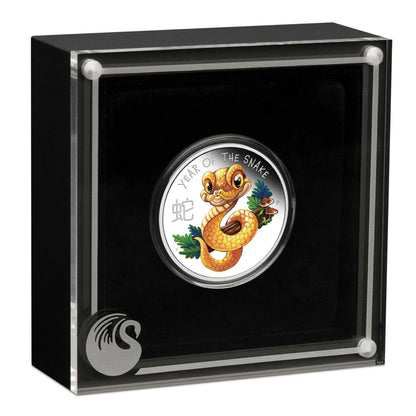 2025 Baby Snake – 1/2oz Silver Proof Coloured Coin  Year of the Snake | Perth Mint | Limited Mintage