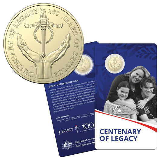2023 Centenary of Legacy $1 Uncirculated Australian Decimal Coin