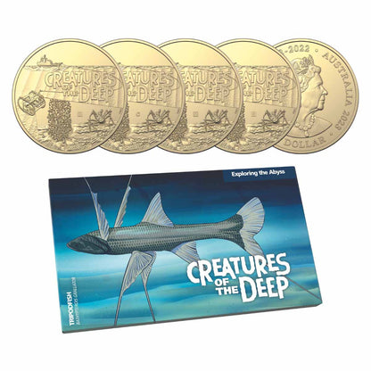 2023 Creatures of the Deep Mintmark and Privy Mark Uncirculated 4 Coin Set