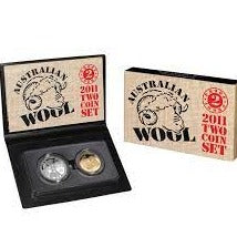 2011 Australian Wool 2 Coin Proof Set