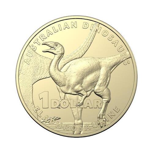 2022 $1 Elaphrosaurine Dinosaur Coin – UNC (From Mint Bag)