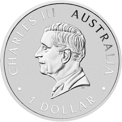 2026 $1 Brisbane Money Expo Koala Coloured SIGNED 1oz Silver Coin