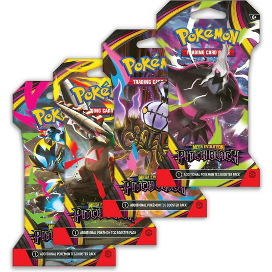 COMING SOON: Pokémon TCG: Mega Evolution — Pitch Black Booster Pack - RANDOM