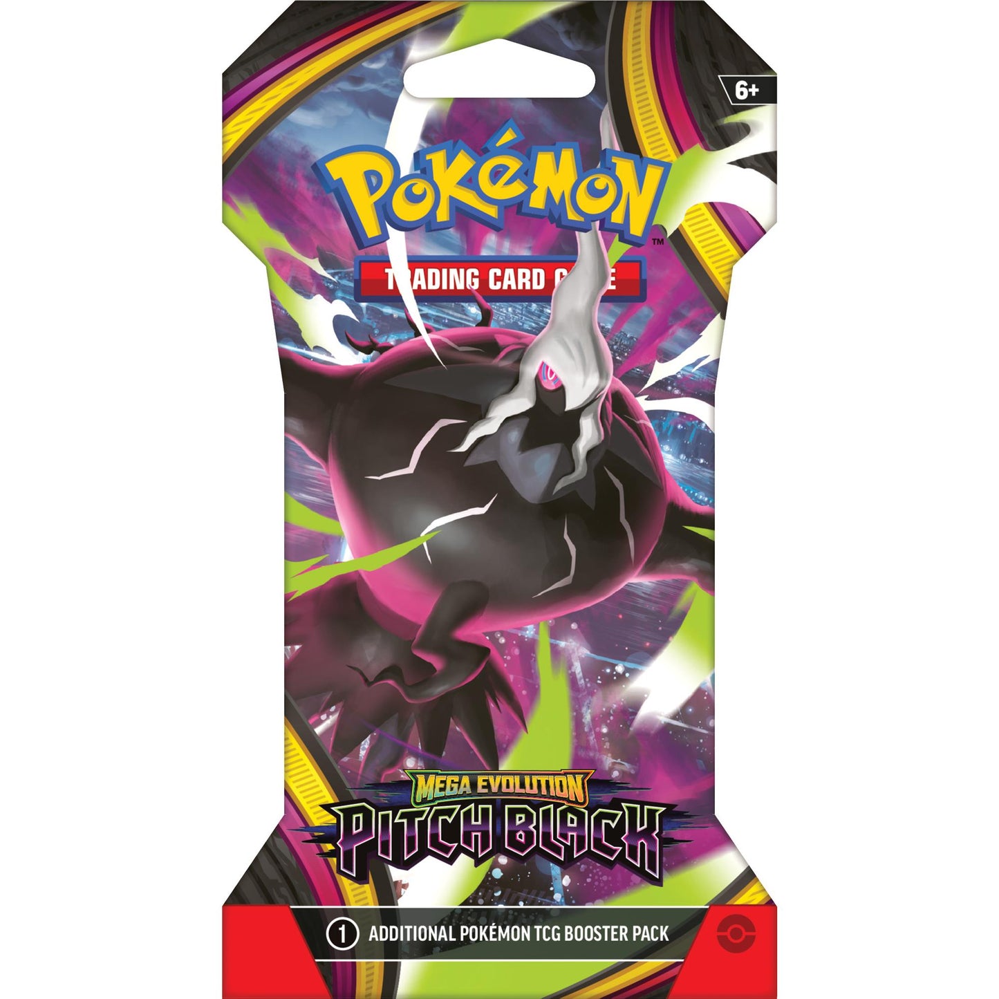 COMING SOON: Pokémon TCG: Mega Evolution — Pitch Black Booster Pack - RANDOM