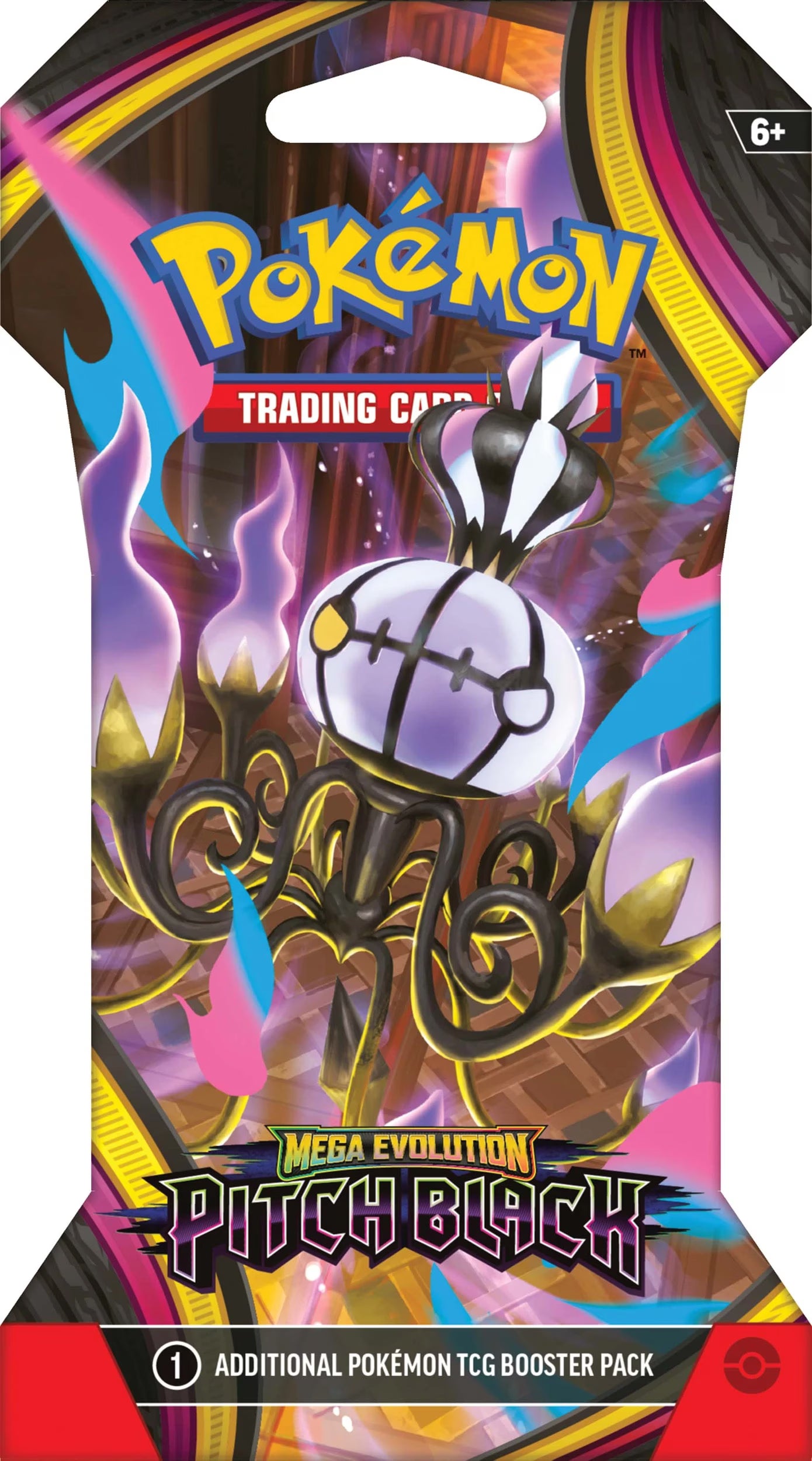 COMING SOON: Pokémon TCG: Mega Evolution — Pitch Black Booster Pack - RANDOM