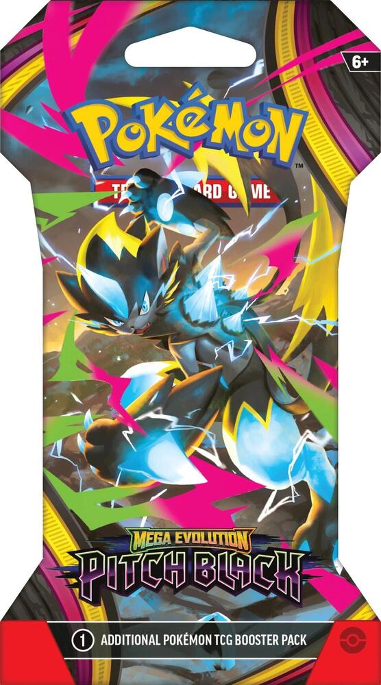 COMING SOON: Pokémon TCG: Mega Evolution — Pitch Black Booster Pack - RANDOM