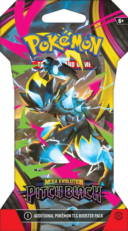 COMING SOON: Pokémon TCG: Mega Evolution — Pitch Black Booster Pack - RANDOM