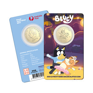 2024 Bluey Dollarbucks $1 Privy Mark Coin-in-Card – Mum and Dad