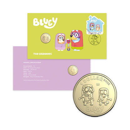 2024 Bluey $1 Privy Mark Postal Numismatic Cover (PNC) – The Grannies