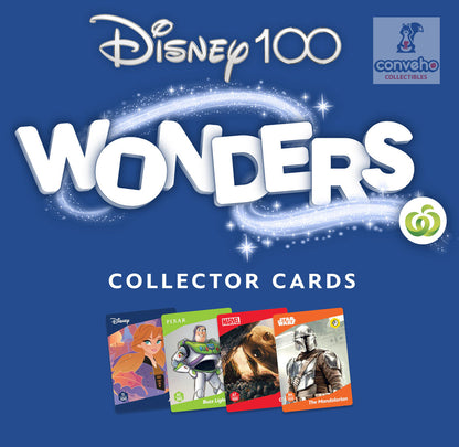 2023 Disney 100 Wonders Woolworths Collector Trading Cards