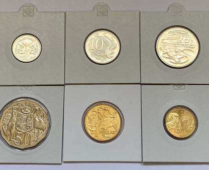 2019 Australian Coin Set - JC / Jody Clark Effigy - 6 Coins UNC from mint bags