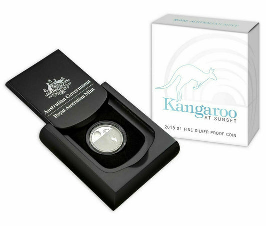 2018 $1 Kangaroo at Sunset Silver Proof Coin