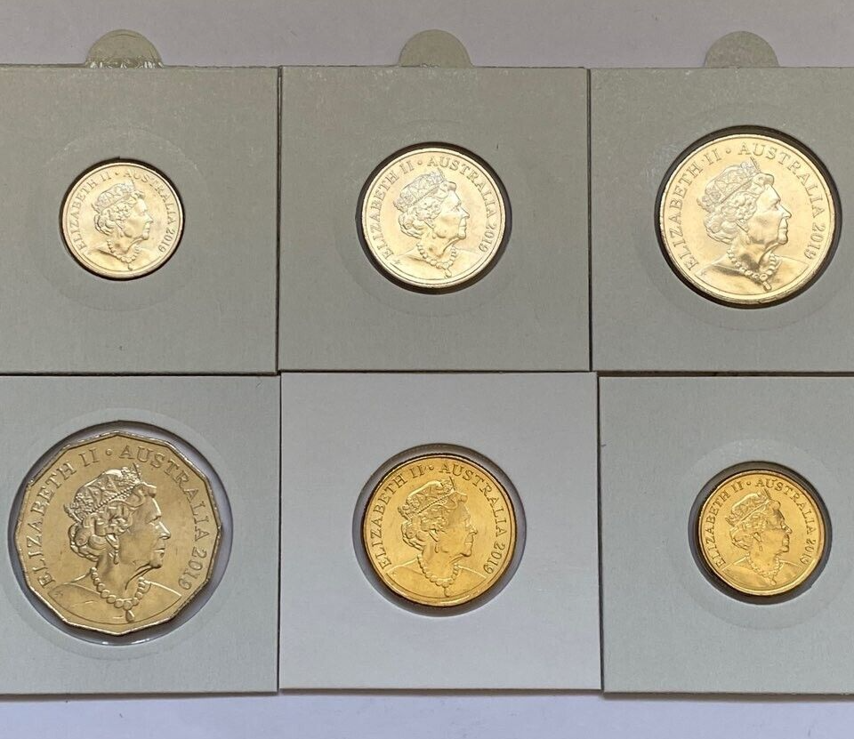 2019 Australian Coin Set - JC / Jody Clark Effigy - 6 Coins UNC from mint bags