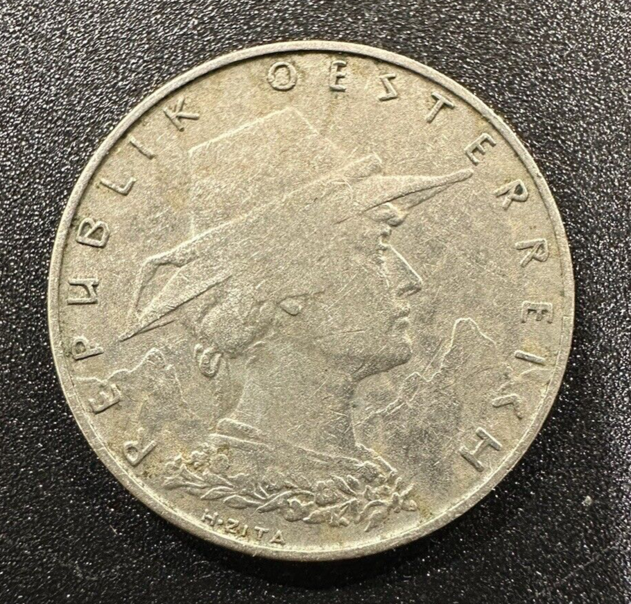 1928 Austria 10 Groschen 1928 Copper-Nickel KM#2838