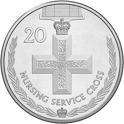 2017 Nursing Service Cross 20 cent coin