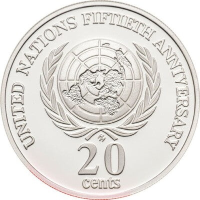 1995 20c Coin - 50th Anniversary of the United Nations - CIRCULATED