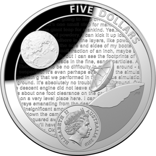 2019 50th Anniversary of Apollo 11 Moon Landing Two-Coin Proof Set