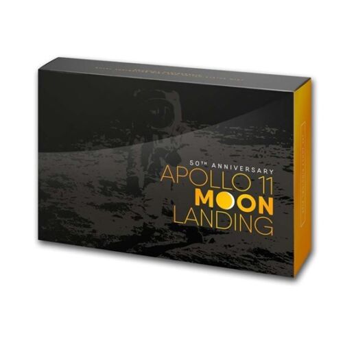 2019 50th Anniversary of Apollo 11 Moon Landing Two-Coin Proof Set