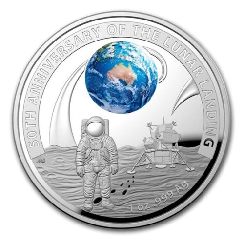 2019 50th Anniversary of Apollo 11 Moon Landing Two-Coin Proof Set