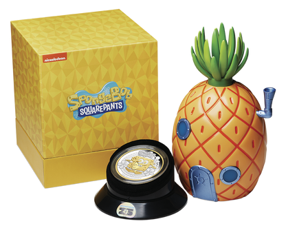 2024 $2 SpongeBob SquarePants 2 Oz Silver Proof Gilded Coin