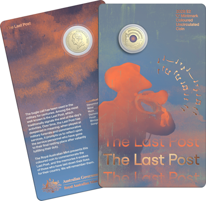 COMING SOON — 2026 The Last Post $2 C Mintmark Coloured Uncirculated Coin