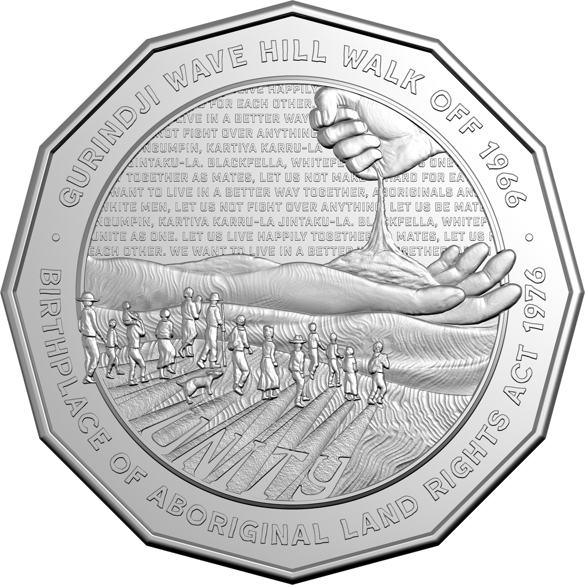 2026 50c Unity – Wave Hill Walk-Off and Aboriginal Land Rights Coin