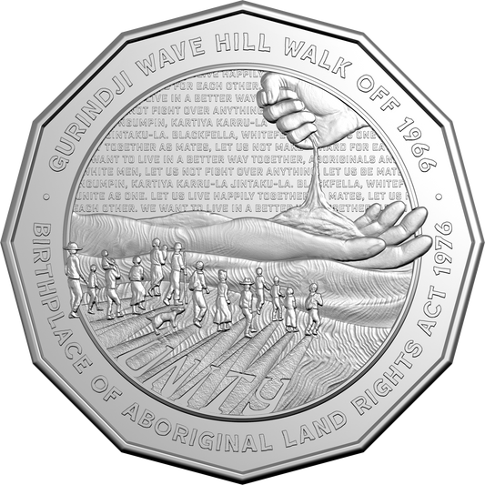 2026 50c Unity – Wave Hill Walk-Off and Aboriginal Land Rights Coin