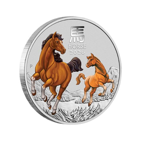 2026 Year of the Horse – 1/4oz Silver Coloured Coin (ANDA Money Expo Exclusive)